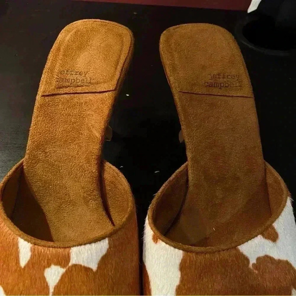 Jeffrey Campbell Tan White Cow - Picture 3 of 11